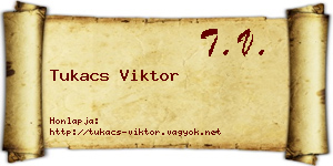 Tukacs Viktor névjegykártya