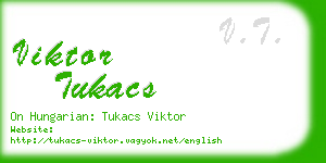 viktor tukacs business card